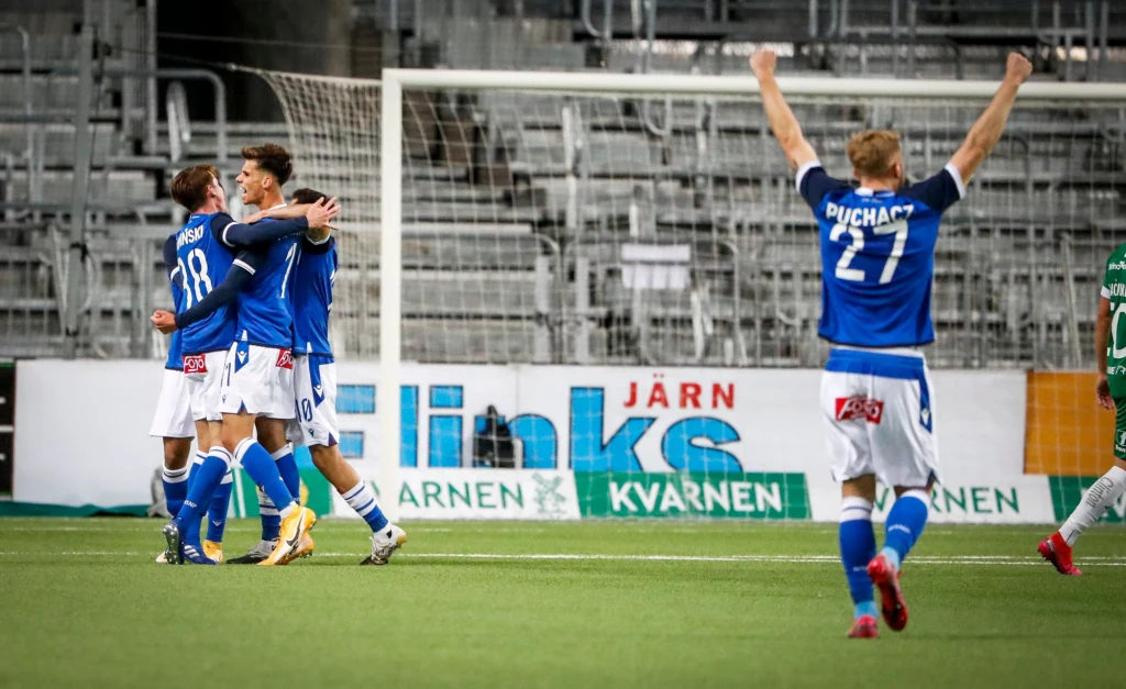 Radość piłkarzy Lecha Poznań