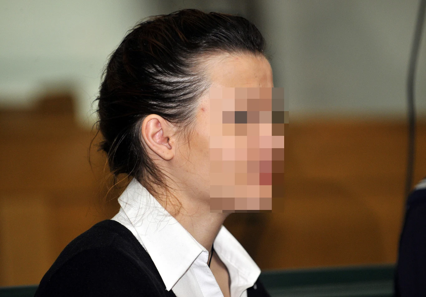 Katarzyna W. na sali sądowej Katarzyna W. na sali sądowej