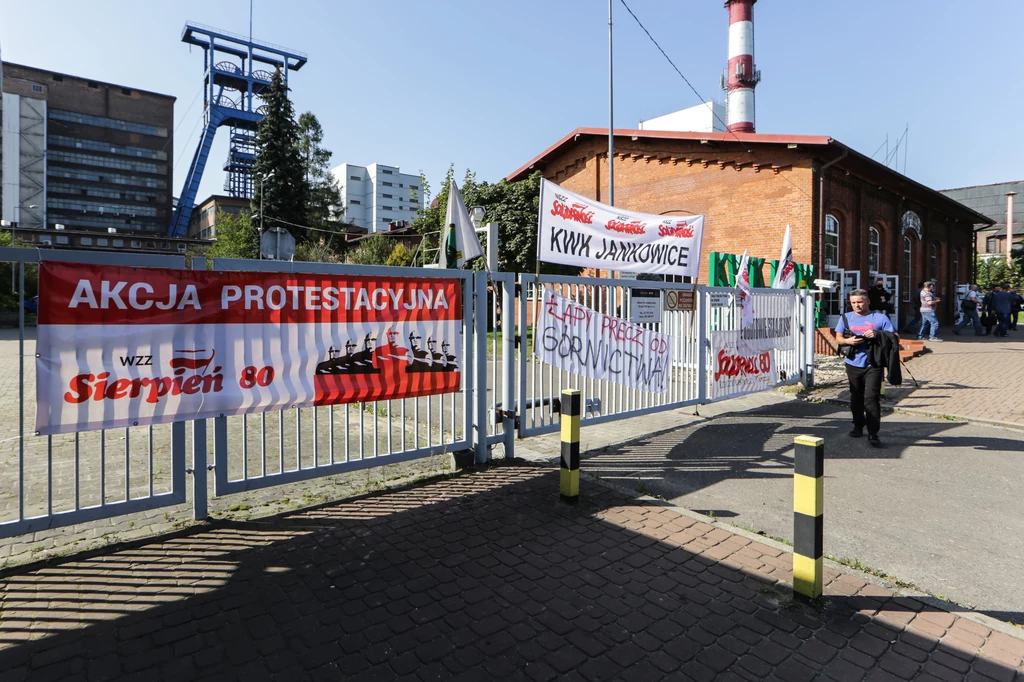 Akcja protestacyjna w Rybniku Akcja protestacyjna w Rybniku