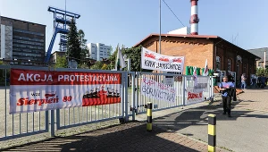 Akcja protestacyjna w Rybniku
