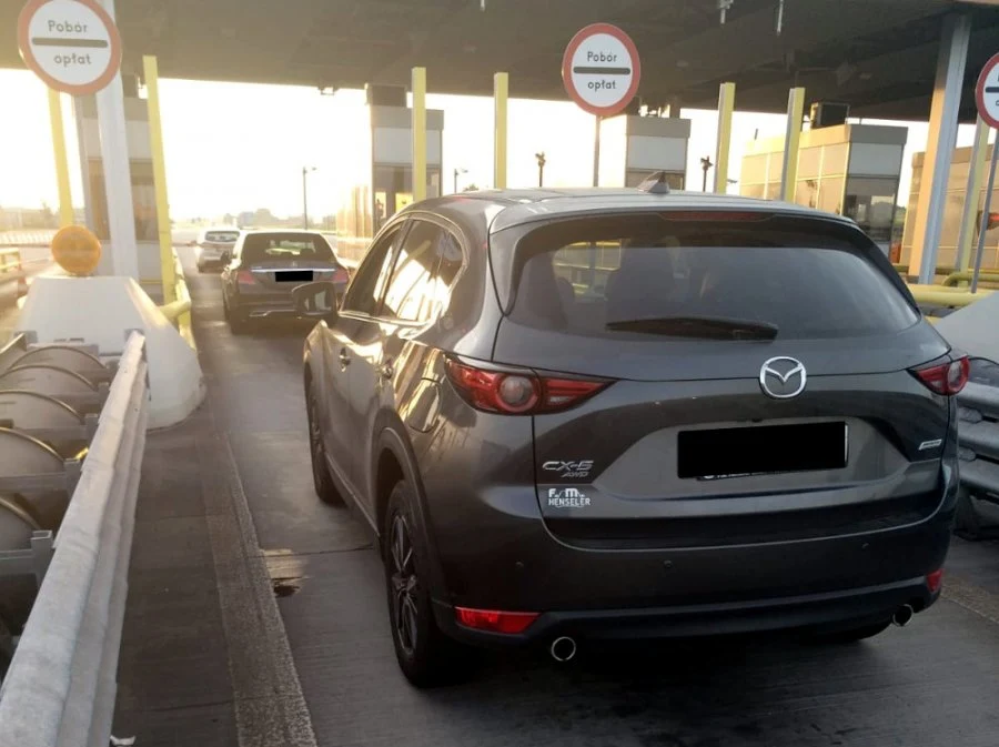 Odzyskana kradziona mazda