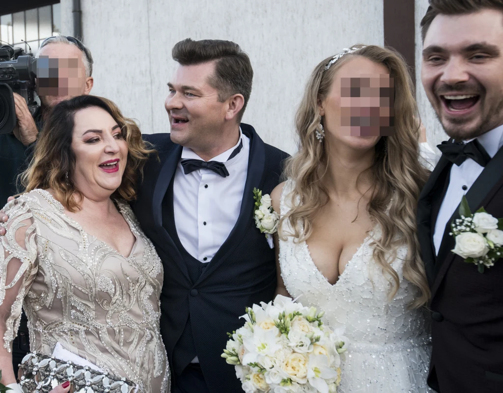 Martyniukowie w dniu ślubu