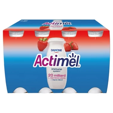 Actimel Napój jogurtowy o smaku truskawkowym 800 g (8 x 100 g) - 3