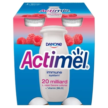 Actimel Napój jogurtowy o smaku malinowym 400 g (4 x 100 g) - 3