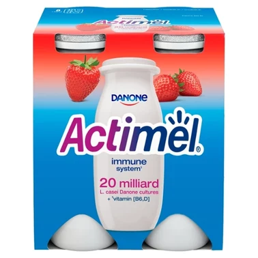 Actimel Napój jogurtowy o smaku truskawkowym 400 g (4 x 100 g) - 3