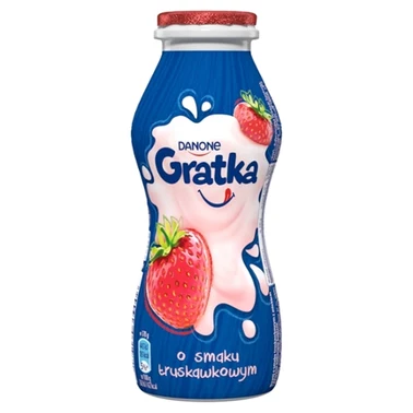 Danone Gratka Produkt mleczny o smaku truskawkowym 170 g - 2