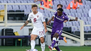 Karol Linetty (z lewej) i Christian Kouame