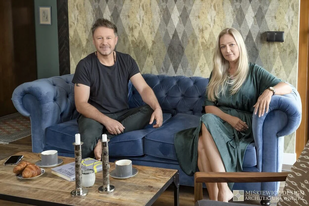 Nowe mieszkanie Andrzeja "Piaska" Piasecznego - projekt wykonała Magdalena Miśkiewicz, właścicielka biura projektowego Miśkiewicz Design, fot. www.miskiewiczdesign.pl