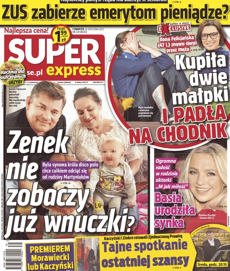 O sprawie Ilony Felicjańskiej donosi "Super Express" O sprawie Ilony Felicjańskiej donosi "Super Express"