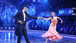 Mikołaj Jędruszczak i Sylwia Madeńska na parkiecie Polsatu