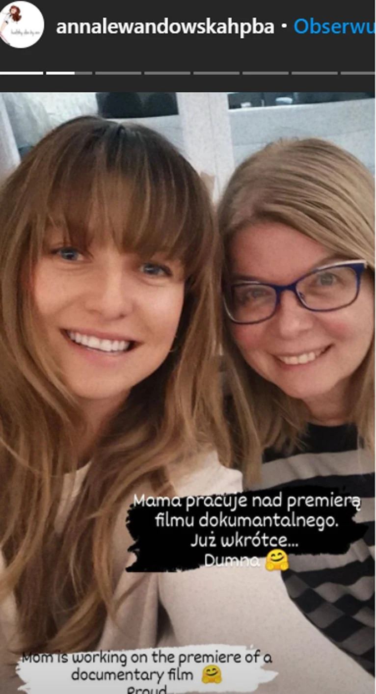 Ania Lewandowska pochwaliła się sukcesem mamy w mediach społecznościowych na InstaStories Ania Lewandowska pochwaliła się sukcesem mamy w mediach społecznościowych na InstaStories