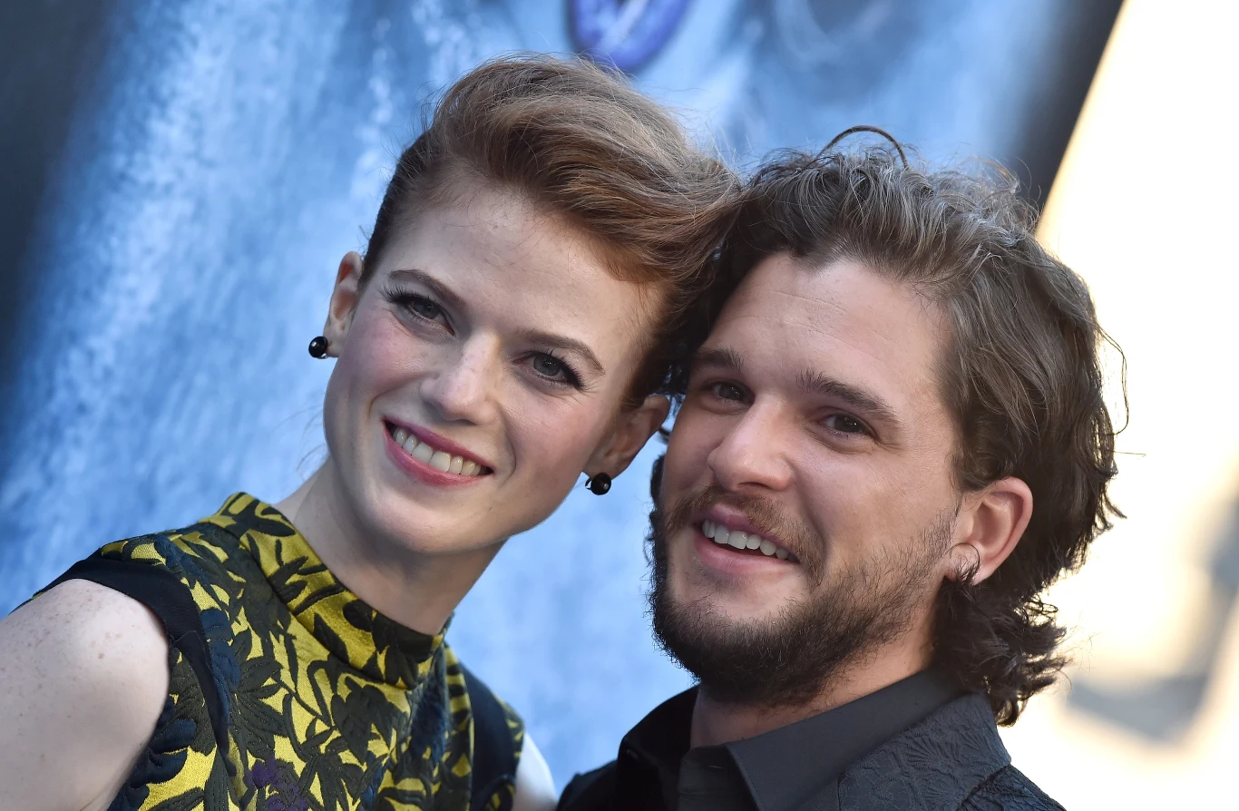 Rose Leslie, Kit Harington Rose Leslie, Kit Harington
