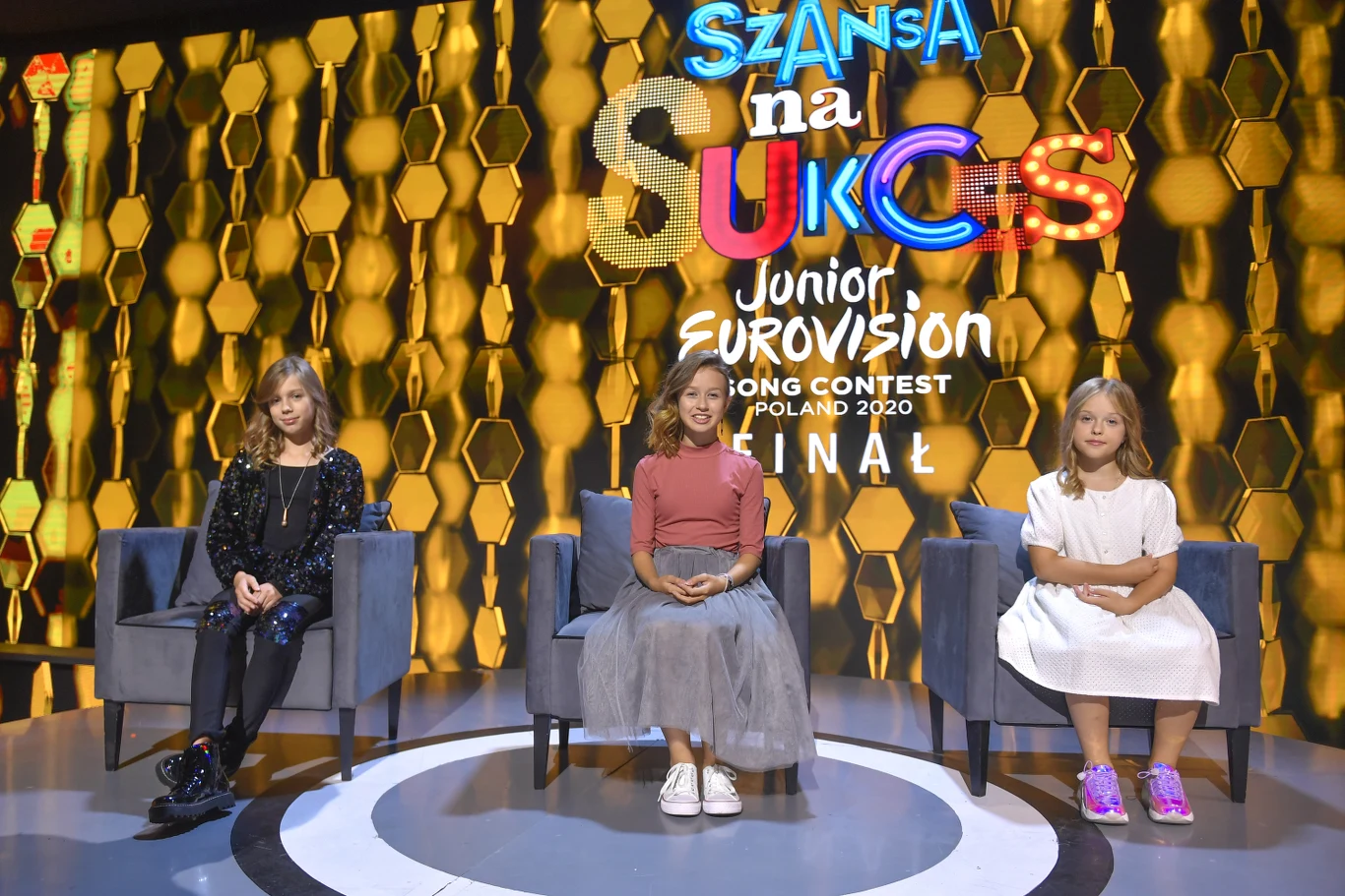 Finalistki programu "Szansa na sukces. Eurowizja Junior 2020": od lewej Lena Marzec, Agata Serwin i Ala Tracz