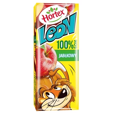 Hortex Leon i Przyjaciele Sok 100 % jabłko 200 ml - 3