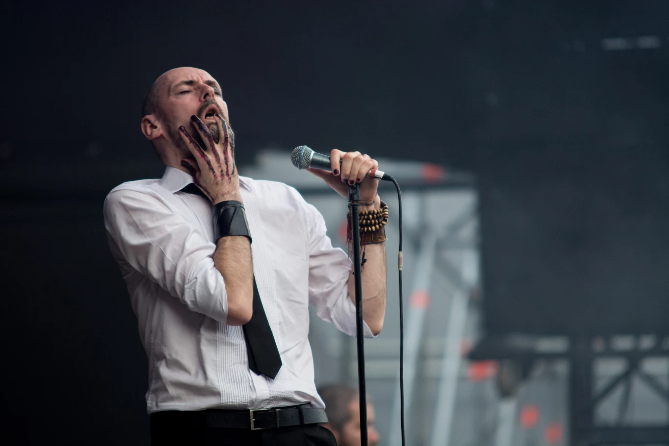 Aaron Stainthorpe (My Dying Bride) w akcji Aaron Stainthorpe (My Dying Bride) w akcji