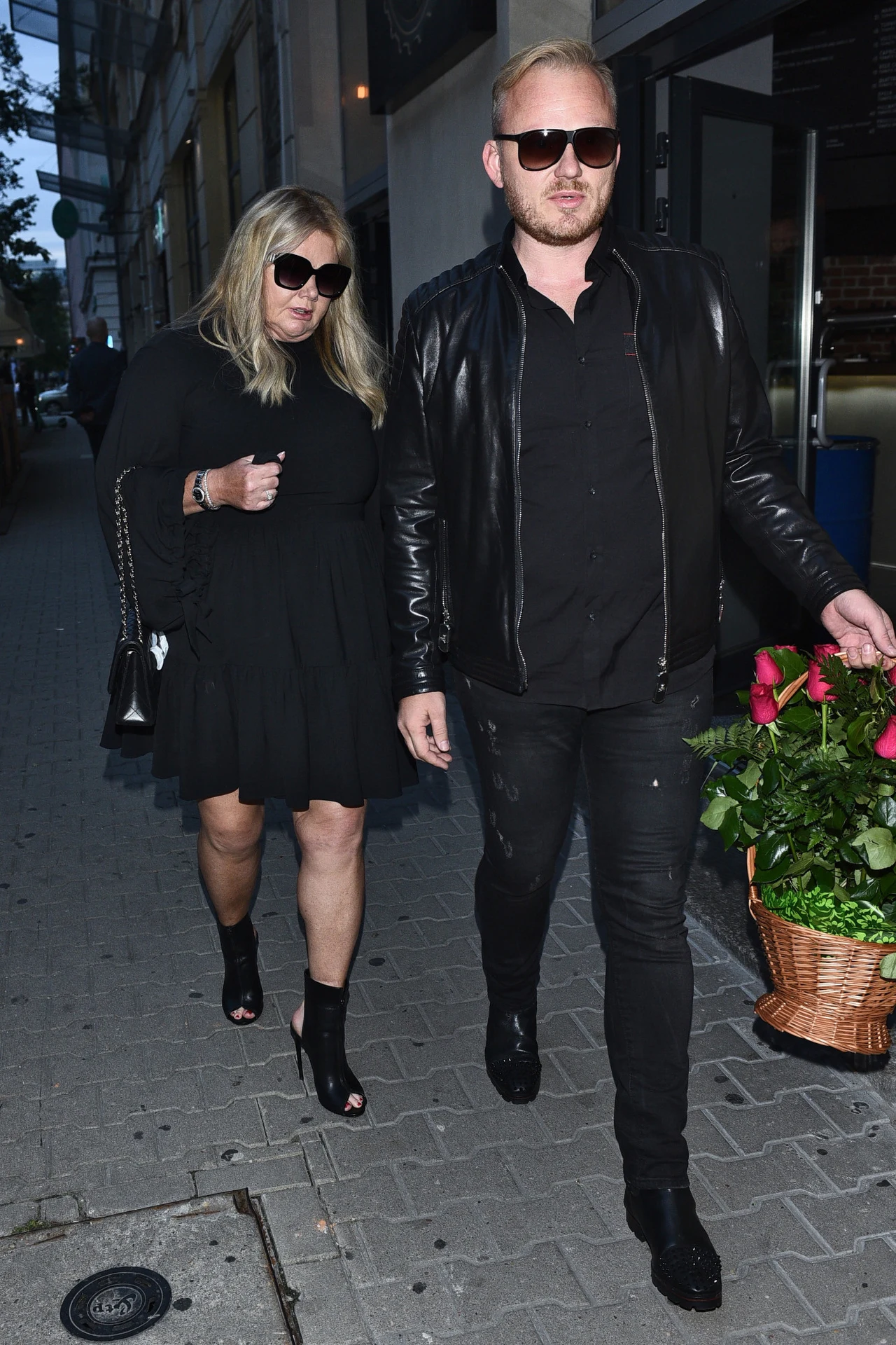 Katarzyna Niezgoda z partnerem