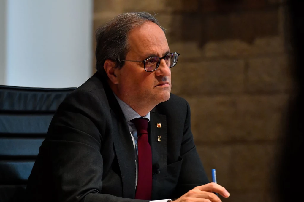 Premier Katalonii Quim Torra Premier Katalonii Quim Torra