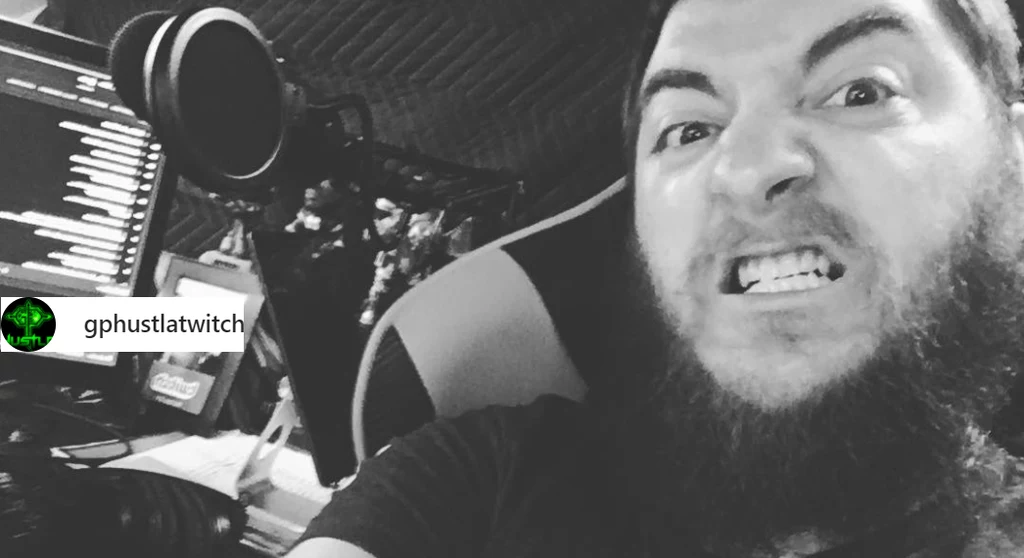 GPHustla - zdjęcie streamera zamieszczone w serwisie https://www.instagram.com/p/B_x52b3HBIR/
