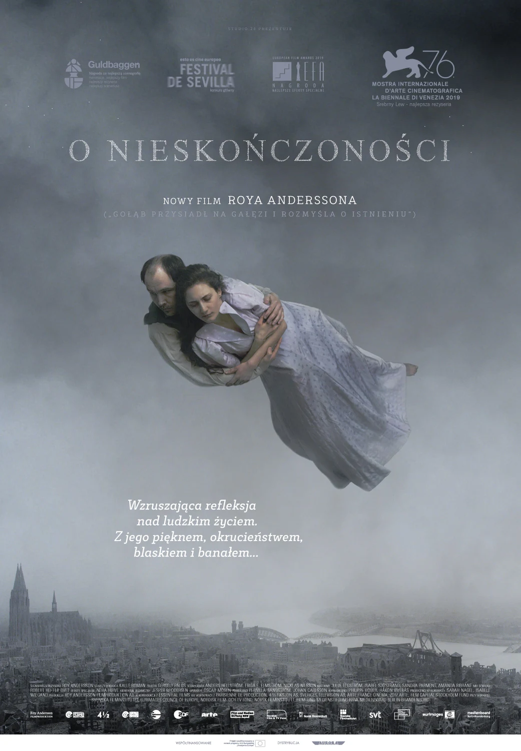 Dystrybutorem filmu "O nieskończoności" jest Aurora Films