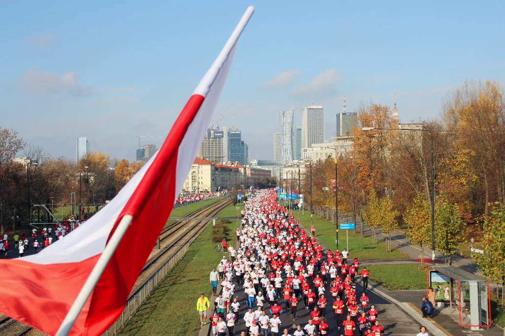 Bieg Niepodległości w Warszawie Bieg Niepodległości w Warszawie