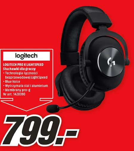 Słuchawki dla gracza Logitech