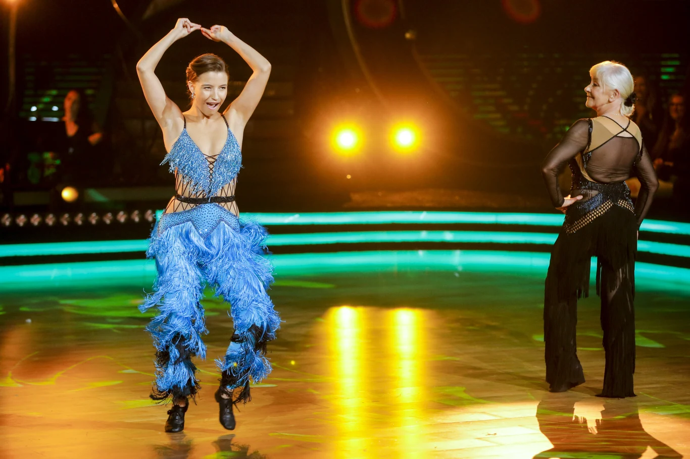 Julia Wieniawa ze swoją mentorką Julia Wieniawa ze swoją mentorką