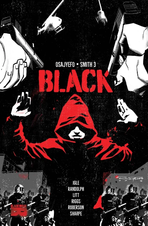 Okładka komiksu "Black" Okładka komiksu "Black"