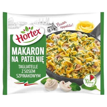 Hortex Makaron na patelnię tagliatelle ze szpinakiem w sosie śmietankowym 450 g - 5