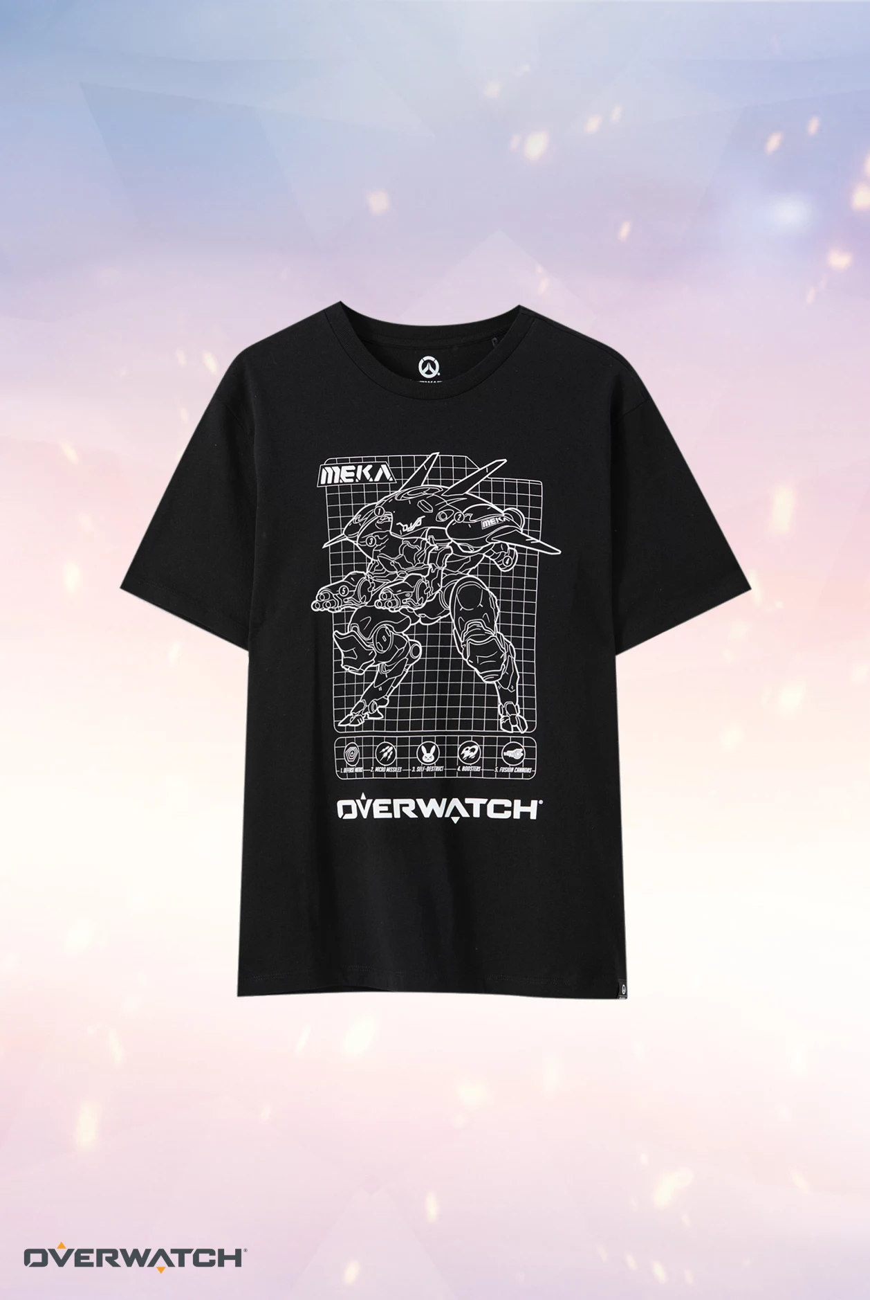 Ubrania dostępne są w następujących rozmiarach: - Koszulki z krótkim rękawem Blizzard, Overwatch i World of Warcraft: XXS, XS, S, M, L, XL - Koszulki z długim rękawem Overwatch: S, M, L - Bluzy z kapturem Overwatch: XS, S, M, L, XL, XXL Ubrania dostępne są w następujących rozmiarach: - Koszulki z krótkim rękawem Blizzard, Overwatch i World of Warcraft: XXS, XS, S, M, L, XL - Koszulki z długim rękawem Overwatch: S, M, L - Bluzy z kapturem Overwatch: XS, S, M, L, XL, XXL