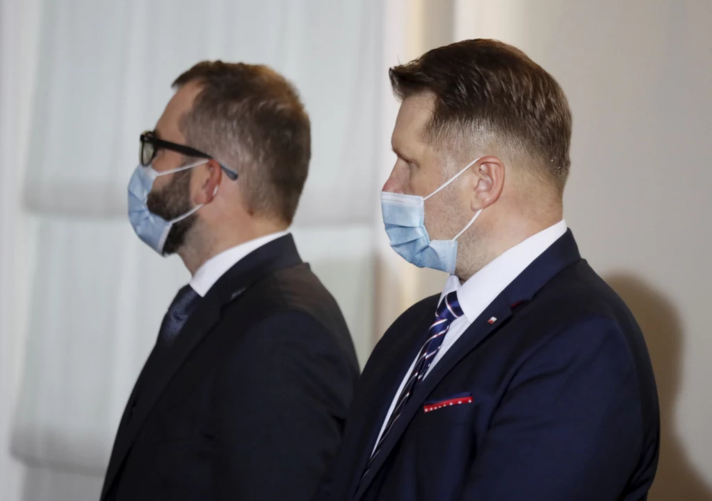 Przemysław Czarnek na prezentacji składu nowego rządu Przemysław Czarnek na prezentacji składu nowego rządu
