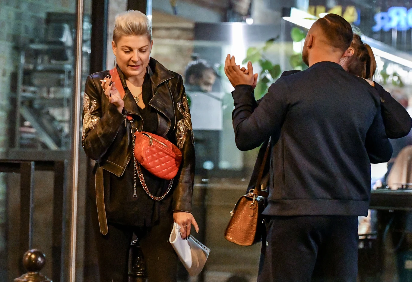 Magda Narożna ze znajomymi