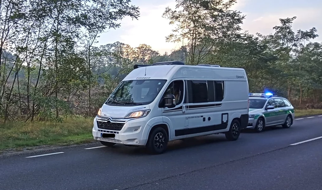 Odzyskany kamper / Fot: Straż Graniczna Odzyskany kamper / Fot: Straż Graniczna