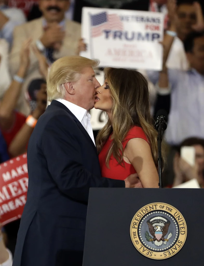 Donald i Melania Trump miewają lepsze i gorsze momenty