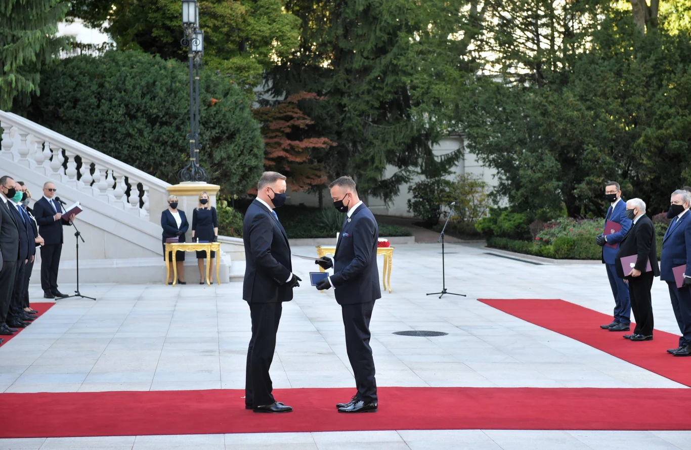 Michał Cieślak oraz Michał Wójcik zostali powołani na ministrów - członków Rady Ministrów.