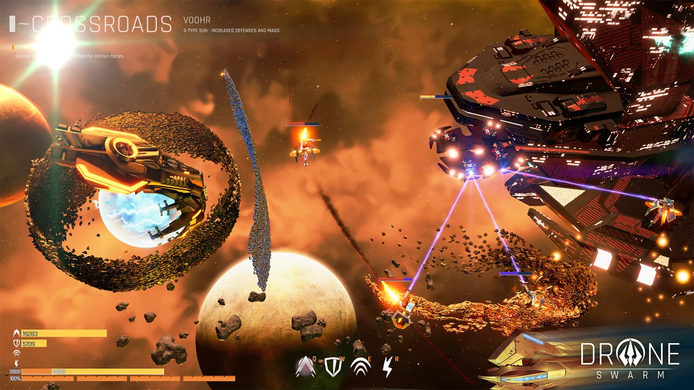 Strategiczno-przygodowa gra Drone Swarm od stillalive studios i wydawcy Astragon ukaże się już 20 października na komputery osobiste. Zainteresowani gracze mogą wypróbować darmowe demo na Steamie i nabyć grę w przedsprzedaży w dwóch wersjach – standardowej i deluxe. 