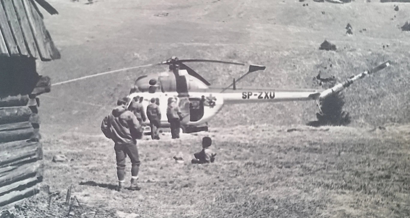 ZXU w czasie ćwiczeń w Tatrach. Fot: archiwum Muzeum Ratownictwa ZXU w czasie ćwiczeń w Tatrach. Fot: archiwum Muzeum Ratownictwa