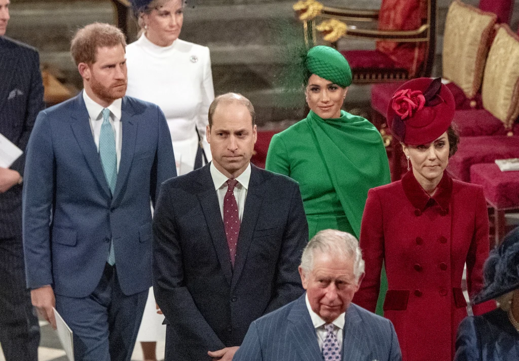 Harry i Meghan oraz William i Kate na uroczystości Harry i Meghan oraz William i Kate na uroczystości