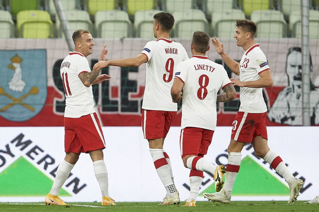 Radość reprezentantów Polski Radość reprezentantów Polski