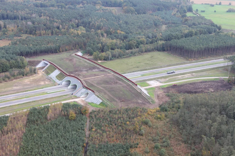 Jeden z istniejących już fragmentów drogi S5