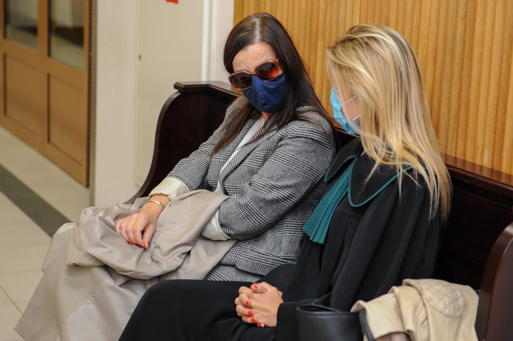 Agata Kulesza w sądzie Agata Kulesza w sądzie