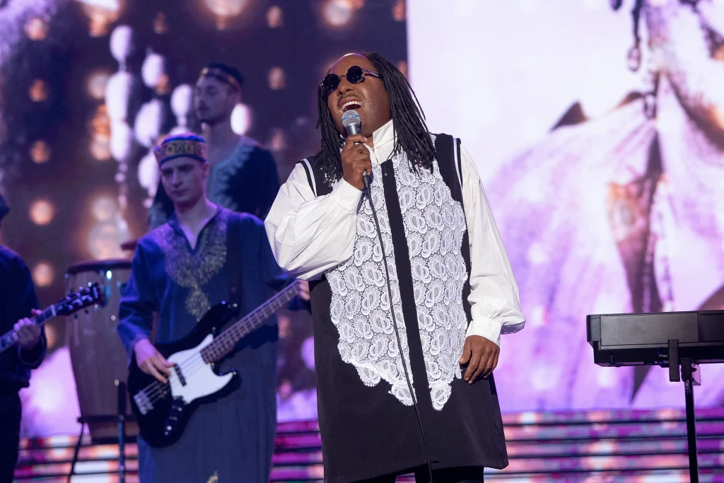 Czadoman jako Stevie Wonder Czadoman jako Stevie Wonder