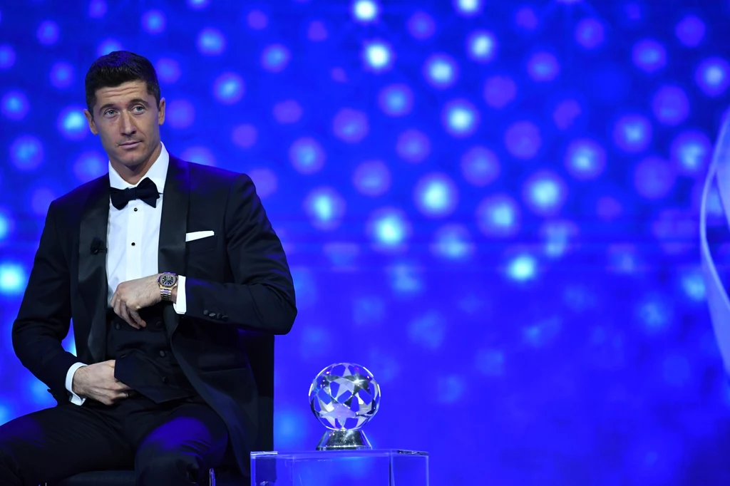 Robert Lewandowski został nagrodzony przez UEFA