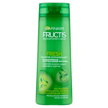 Garnier Fructis Fresh Szampon wzmacniający do włosów normalnych szybko przetłuszczających się 400 ml - 0