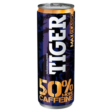 Tiger Max Classic Gazowany napój energetyzujący 250 ml - 1