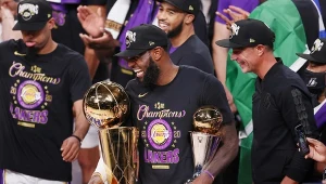 LeBron James świętuje mistrzowski tytuł