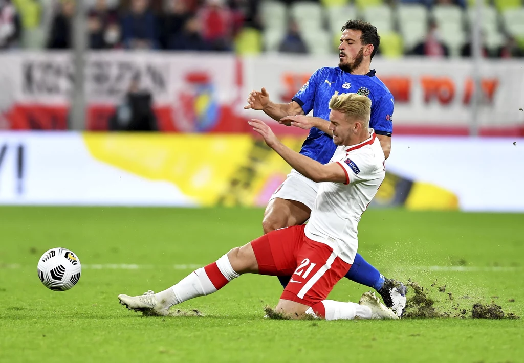 Kamil Jóźwiak i Alessandro Florenzi Kamil Jóźwiak i Alessandro Florenzi