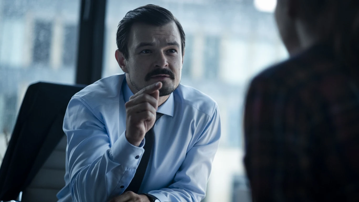 Dawid Ogrodnik na planie filmu "Rysa" Dawid Ogrodnik na planie filmu "Rysa"
