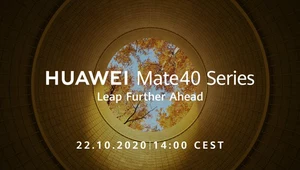 Mate 40 - Huawei zapowiada prezentację smartfonów 