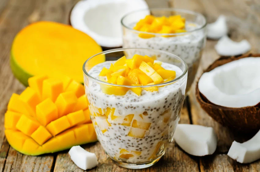 Do deseru możesz dodać mango 