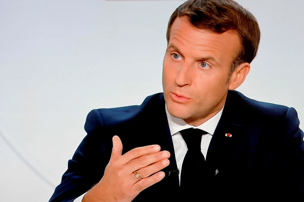 Prezydent Francji Emmanuel Macron Prezydent Francji Emmanuel Macron